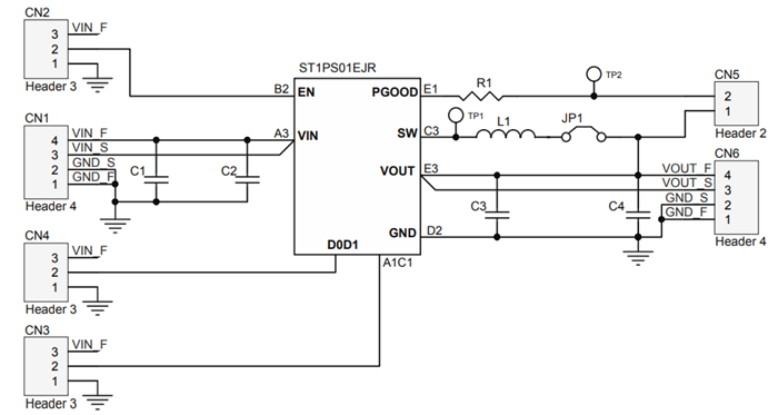 原理图 - STMicroelectronics STEVAL-1PS01EJR评估板